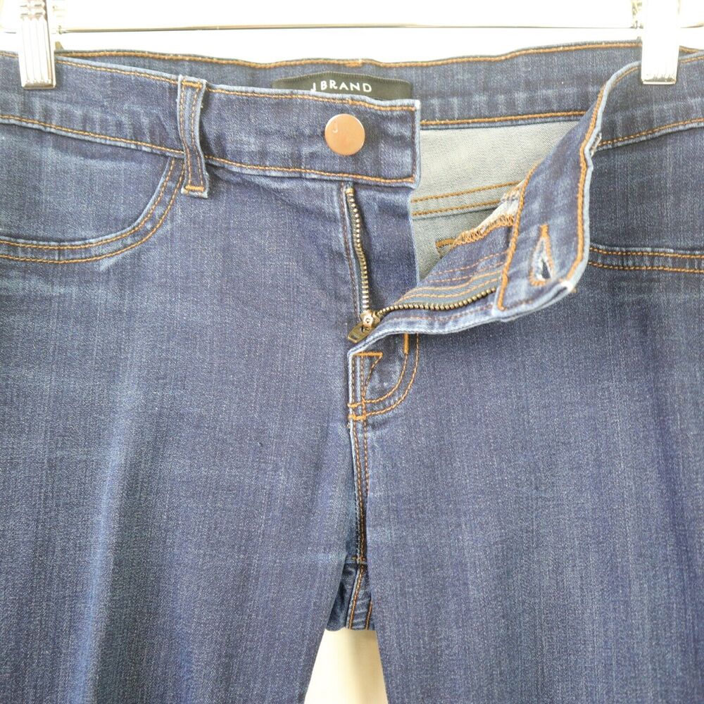 J Brand Size 29 Super Skinny Jeans Mid Rise Starless Dark Wash - Picture 3 of 10